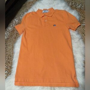 Southern Tide Skipjack Vibrant Orange Polo Size Large 14-16